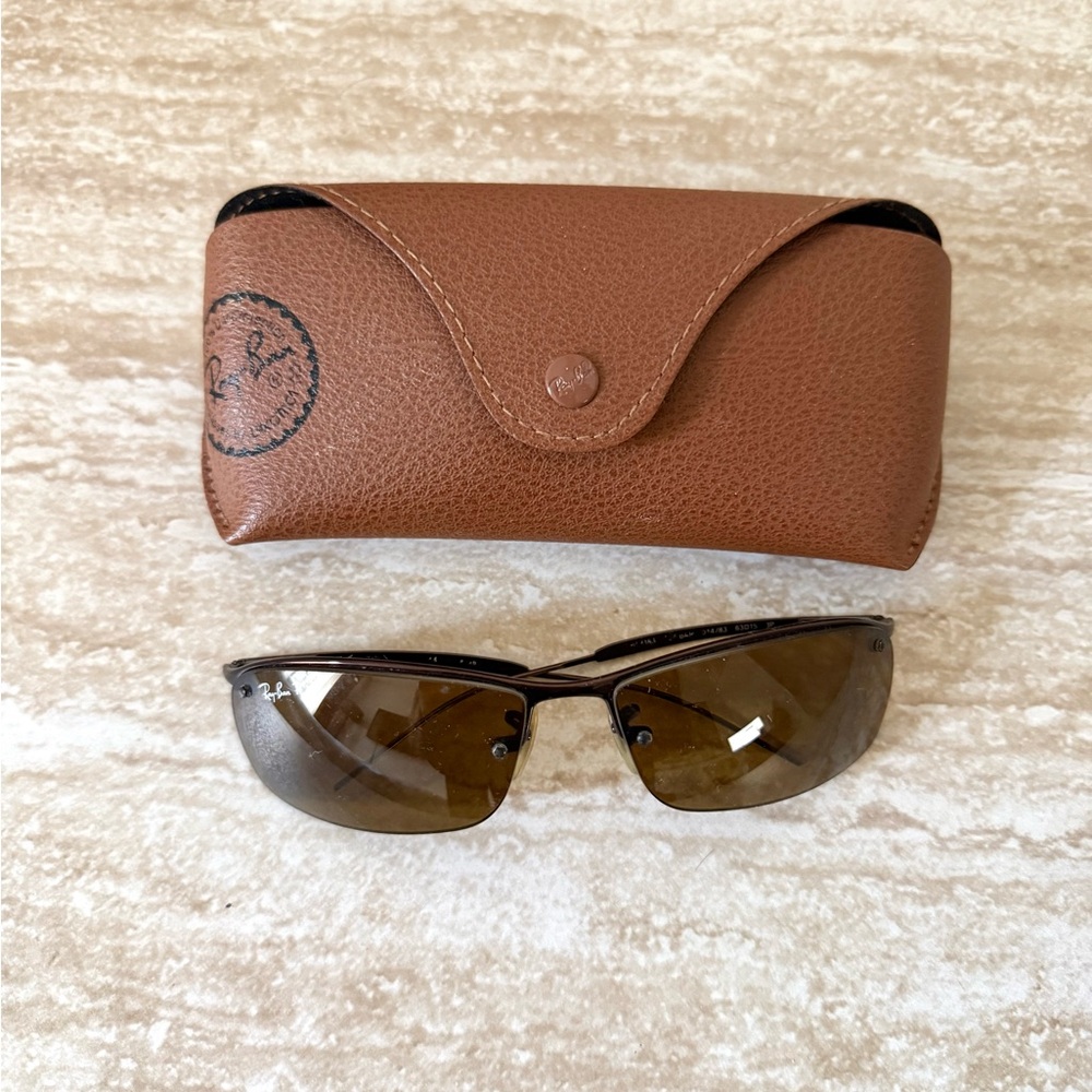 Ray-Ban RB3183 Polarized Brown Sunglasses